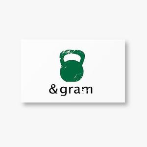 siraph (siraph)さんのトレーニングジム　「&gram」のロゴへの提案