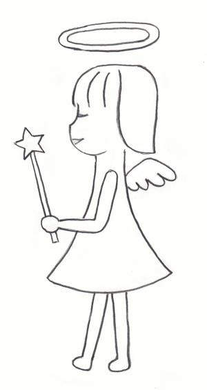 amakiさんの天使のゆるキャラ　イラストへの提案