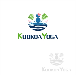 KR-design (kR-design)さんの宮古島にオープン予定のヨガスタジオ　「KUOKOAYOGA」のロゴへの提案