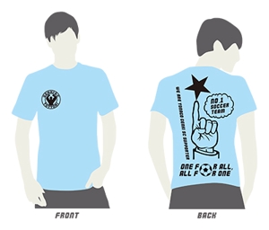 Murahiro (murahiro)さんの社会人サッカーチーム「YONAGO GENKI SC」応援Tシャツデザインへの提案