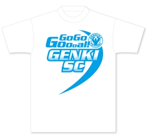 thorsen69さんの社会人サッカーチーム「YONAGO GENKI SC」応援Tシャツデザインへの提案