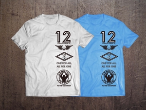 C DESIGN (conifer)さんの社会人サッカーチーム「YONAGO GENKI SC」応援Tシャツデザインへの提案