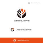 yokichiko ()さんの中小企業のマーケティングを支援するフリーランス集団「DecideWorks」のロゴへの提案