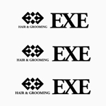 Heavytail_Sensitive (shigeo)さんの「HAIR & GROOMING  EXE」のロゴ作成への提案