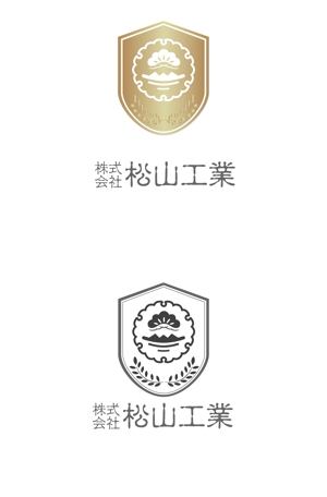 Zoé Premium Amino One (8ttori)さんの信頼の歴史、創業55年の防水工事会社　松山工業のロゴへの提案