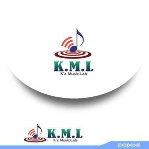 ark-media (ark-media)さんの架空のレコード会社「K.M.L」のロゴへの提案
