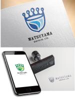DESIGN DIVE (mstk0711)さんの信頼の歴史、創業55年の防水工事会社　松山工業のロゴへの提案