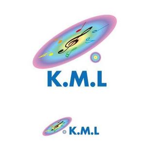 kora３ (kora3)さんの架空のレコード会社「K.M.L」のロゴへの提案