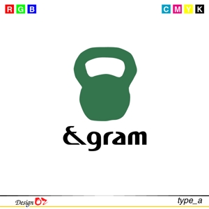 Design Oz ()さんのトレーニングジム　「&gram」のロゴへの提案