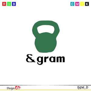 Design Oz ()さんのトレーニングジム　「&gram」のロゴへの提案