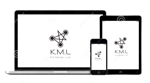 queuecat (queuecat)さんの架空のレコード会社「K.M.L」のロゴへの提案