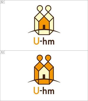 z-yanagiya (z-yanagiya)さんのWEB版住宅展示場運営会社「U-hm」のロゴデザインへの提案