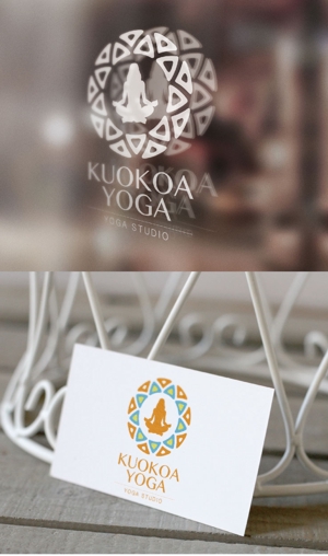 Rin (Rin1016)さんの宮古島にオープン予定のヨガスタジオ　「KUOKOAYOGA」のロゴへの提案