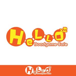 きいろしん (kiirosin)さんのボードゲームカフェ「Hello, hello」のロゴへの提案