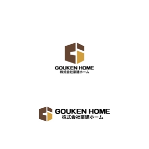 Yolozu (Yolozu)さんのホームページサイト、看板　株式会社豪建ホームのロゴデザインへの提案