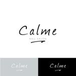 DONGRIN (DONGRIN_GRAPHICS)さんのネイルサロン「nail salon Calme」のロゴへの提案