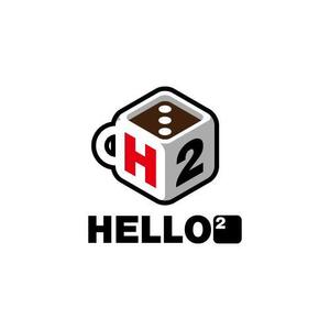 カタチデザイン (katachidesign)さんのボードゲームカフェ「Hello, hello」のロゴへの提案