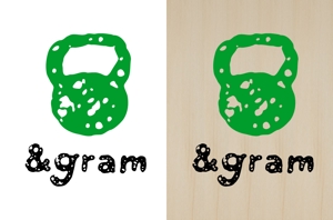chanlanさんのトレーニングジム　「&gram」のロゴへの提案