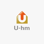 atomgra (atomgra)さんのWEB版住宅展示場運営会社「U-hm」のロゴデザインへの提案