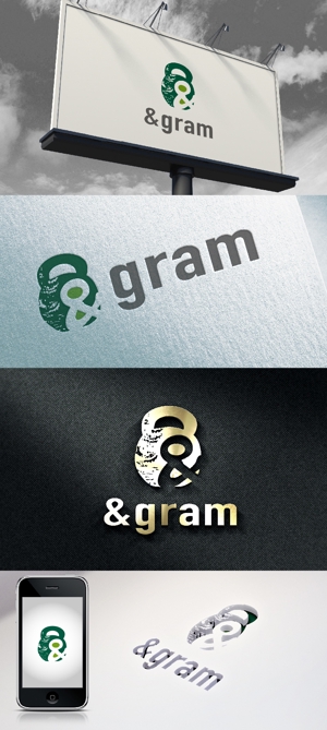 k_31 (katsu31)さんのトレーニングジム　「&gram」のロゴへの提案