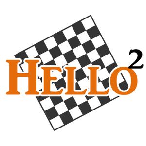 ネット工房WooPaa (asuka_4627)さんのボードゲームカフェ「Hello, hello」のロゴへの提案