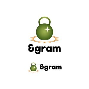 ArtStudio MAI (minami-mi-natz)さんのトレーニングジム　「&gram」のロゴへの提案
