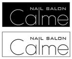 get1takayukiさんのネイルサロン「nail salon Calme」のロゴへの提案