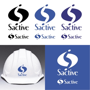 ロゴ研究所 (rogomaru)さんの機械エンジニアの会社「Sactive」のロゴへの提案
