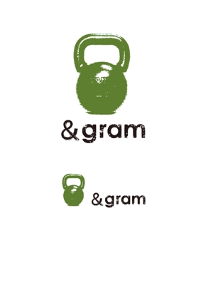 malon7さんのトレーニングジム　「&gram」のロゴへの提案