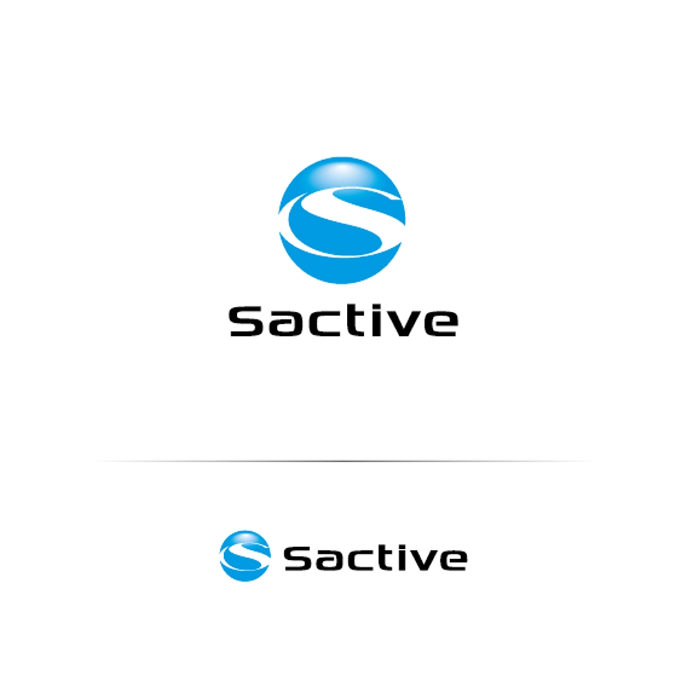 機械エンジニアの会社「Sactive」のロゴ