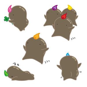 Mitsukoさんの「地底人」のキャラクター制作　（商品化予定）への提案