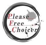 株式会社リガーレジャパン (R_kawashima)さんの『PLEASE FREE CHOICER』という言葉でかっこいいロゴをお願いします。Tシャツとかに使います。への提案