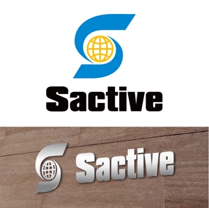 j-design (j-design)さんの機械エンジニアの会社「Sactive」のロゴへの提案