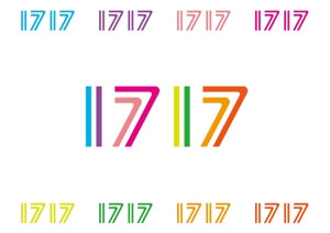 NYデザイン (mikanNico)さんのアパレルショップ「1717」のロゴへの提案