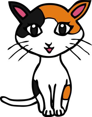 Shui Liang Pai (mizupai)さんの姉弟の黒猫とミケ猫のキャラクターデザインへの提案