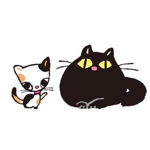FUKUKO (fukuko_23323)さんの姉弟の黒猫とミケ猫のキャラクターデザインへの提案