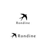 Yolozu (Yolozu)さんのアパレルショップ「rondine（ロンディネ）」のロゴデザインへの提案