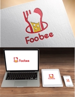 DESIGN DIVE (mstk0711)さんの飲食専門のクラウドファンディング「Foobee」のロゴへの提案