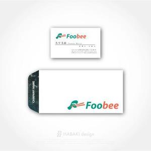 HABAKIdesign (hirokiabe58)さんの飲食専門のクラウドファンディング「Foobee」のロゴへの提案