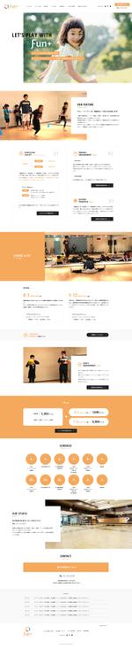 kicky (kicky0)さんの【コーディング無しデザインのみ】新規オープンの体操教室WEBサイトのデザインへの提案