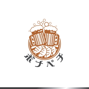 tama (katagirising)さんの餃子とクラフトビールの店「ボナペチ」のロゴへの提案