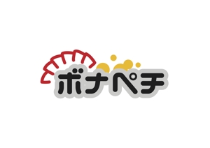 なべちゃん (YoshiakiWatanabe)さんの餃子とクラフトビールの店「ボナペチ」のロゴへの提案
