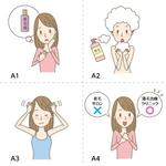 K&R studio［デザイン&コピー］ (kormtmt)さんの薄毛治療Q&Aのイメージイラスト【継続依頼あり】への提案