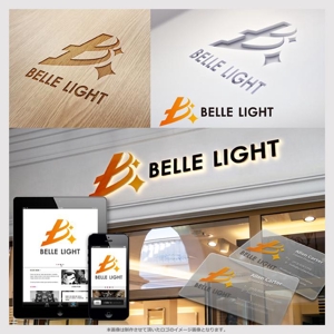 onesize fit’s all (onesizefitsall)さんのLEDショップ「BELLE-LIGHT」のロゴへの提案
