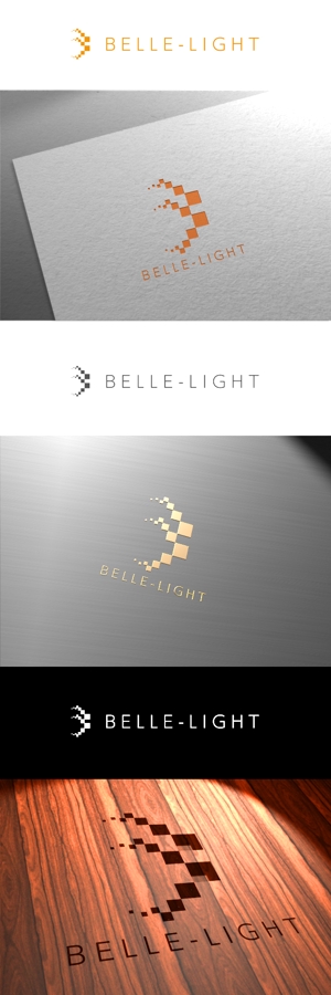 taguriano (YTOKU)さんのLEDショップ「BELLE-LIGHT」のロゴへの提案
