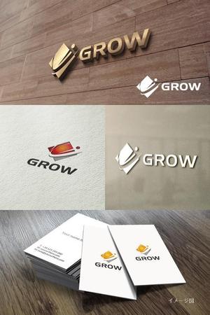 coco design (tomotin)さんの土木業「ＧＲＯＷ」のロゴへの提案