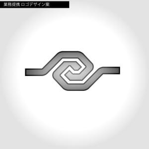 chihomsさんの「業務提携」【協力】のロゴ作成（イメージは握手してる感じ）への提案