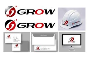 K-J (king_j)さんの土木業「ＧＲＯＷ」のロゴへの提案