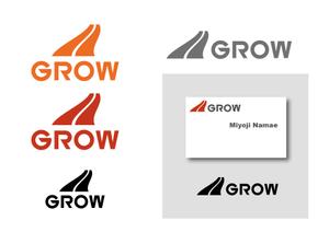 sametさんの土木業「ＧＲＯＷ」のロゴへの提案