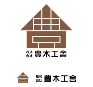 MacMagicianさんの建設建設業　株式会社　豊木工舎　名刺ロゴへの提案